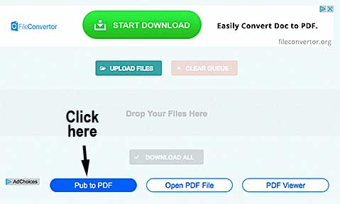 convert pub to pdf for mac
